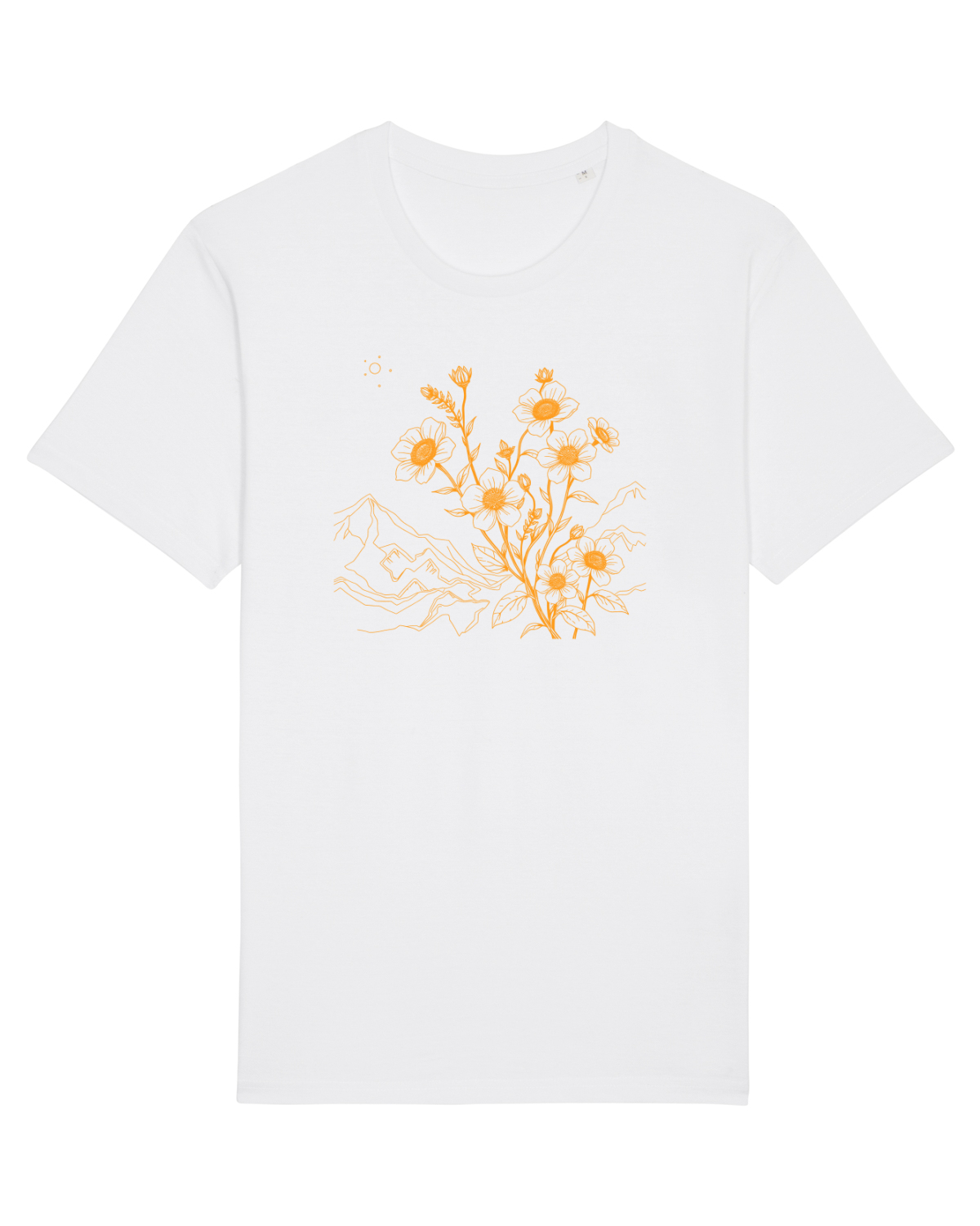 Tricou mânecă scurtă Unisex Rocker White