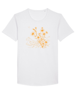FLORAL GEOMETRIC PEISAJ MUNTE 3 Tricou mânecă scurtă guler larg Bărbat Skater