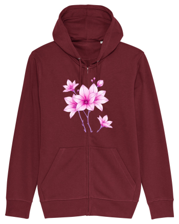 FLORAL GEOMETRIC 10 Burgundy