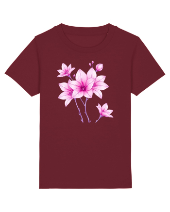 FLORAL GEOMETRIC 10 Burgundy