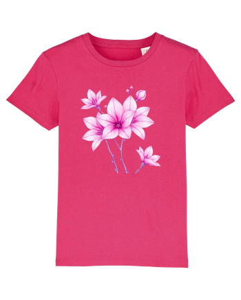 FLORAL GEOMETRIC 10 Raspberry