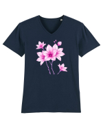 FLORAL GEOMETRIC 10 Tricou mânecă scurtă guler V Bărbat Presenter