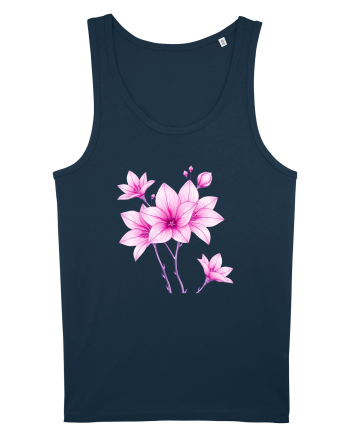 FLORAL GEOMETRIC 10 Navy