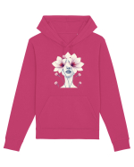 FLORAL GEOMETRIC ORHIDEE  Feminitate Hanorac Unisex Drummer