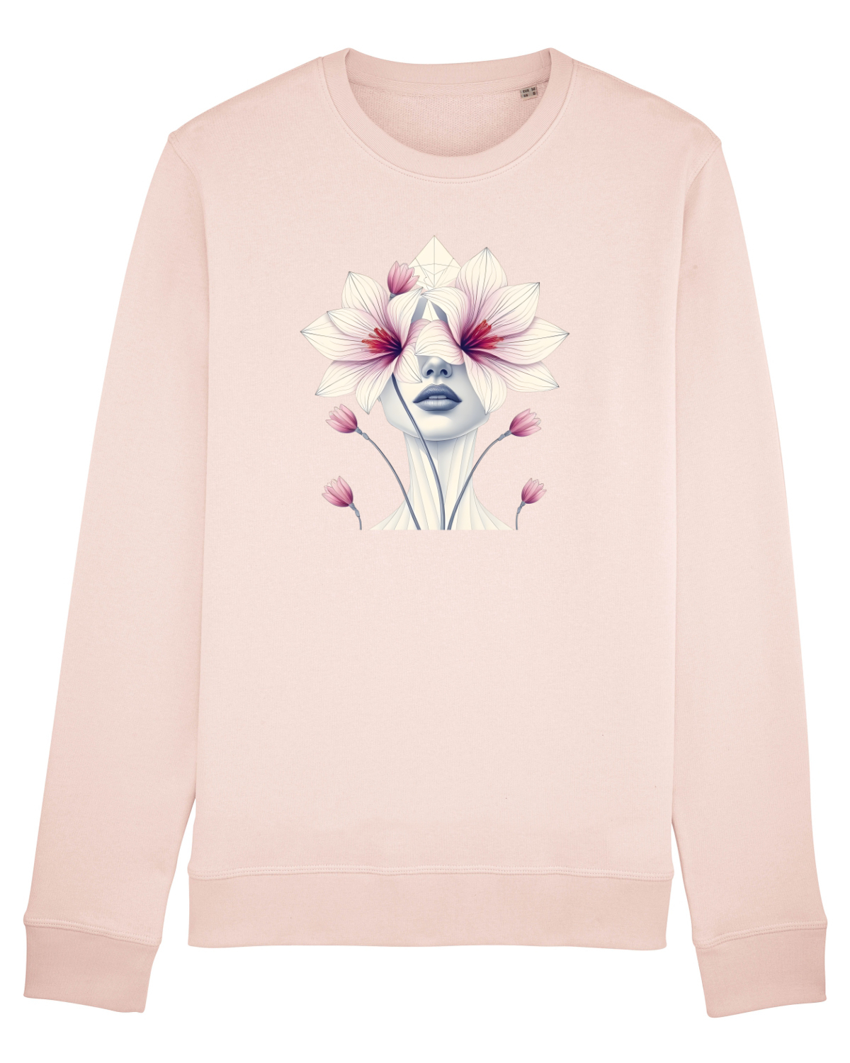 Bluză mânecă lungă Unisex Rise Candy Pink