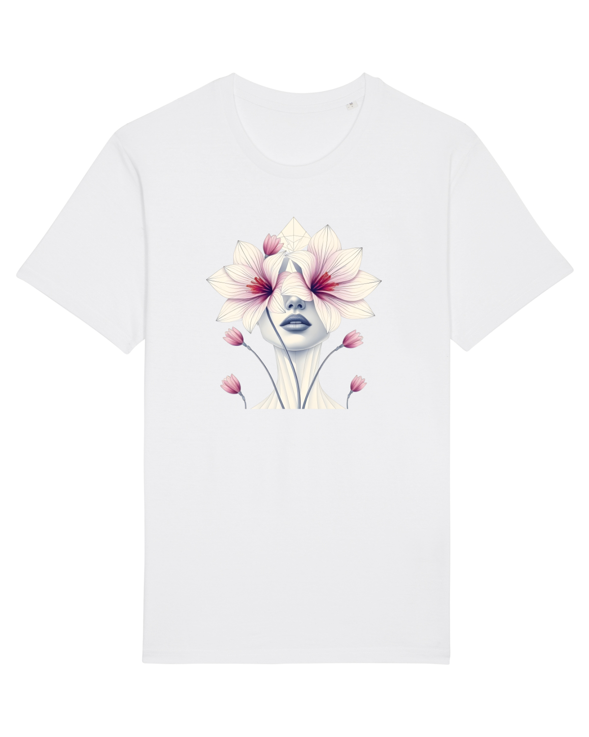 Tricou mânecă scurtă Unisex Rocker White