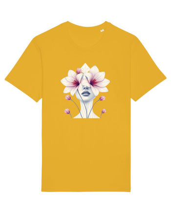 FLORAL GEOMETRIC ORHIDEE  Feminitate Spectra Yellow
