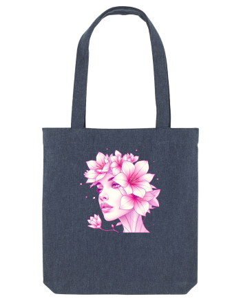 FLORAL GEOMETRIC CRINI Feminitate Midnight Blue