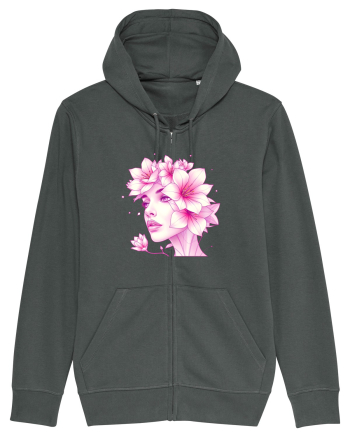 FLORAL GEOMETRIC CRINI Feminitate Anthracite