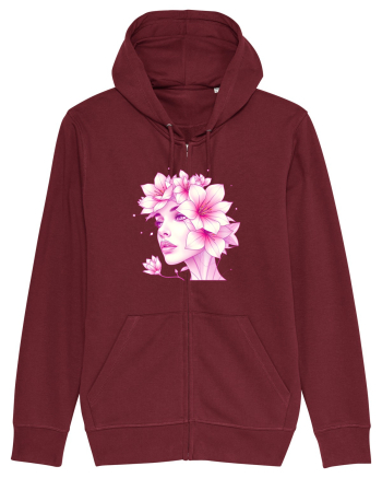 FLORAL GEOMETRIC CRINI Feminitate Burgundy