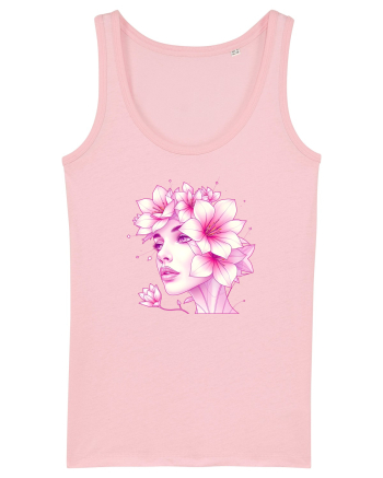 FLORAL GEOMETRIC CRINI Feminitate Cotton Pink