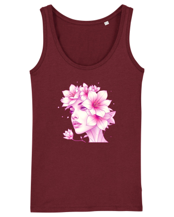 FLORAL GEOMETRIC CRINI Feminitate Burgundy