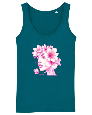 FLORAL GEOMETRIC CRINI Feminitate Ocean Depth