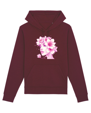 FLORAL GEOMETRIC CRINI Feminitate Burgundy