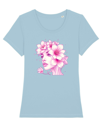 FLORAL GEOMETRIC CRINI Feminitate Sky Blue