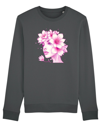 FLORAL GEOMETRIC CRINI Feminitate Anthracite