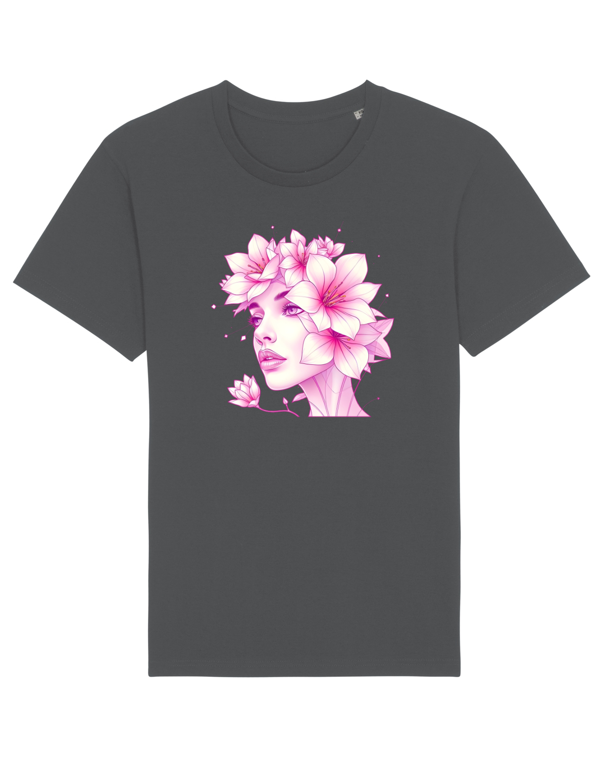 Tricou mânecă scurtă Unisex Rocker Anthracite