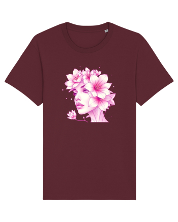FLORAL GEOMETRIC CRINI Feminitate Burgundy