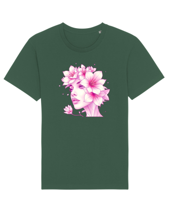 FLORAL GEOMETRIC CRINI Feminitate Bottle Green