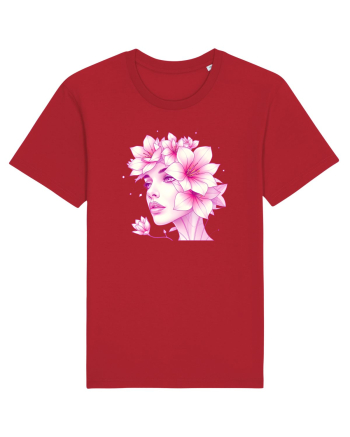 FLORAL GEOMETRIC CRINI Feminitate Red