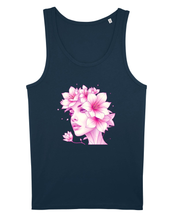 FLORAL GEOMETRIC CRINI Feminitate Navy