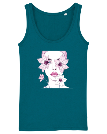 FLORAL GEOMETRIC CRINI Feminitate 2 Ocean Depth