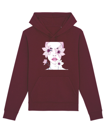 FLORAL GEOMETRIC CRINI Feminitate 2 Burgundy