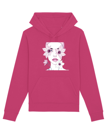 FLORAL GEOMETRIC CRINI Feminitate 2 Raspberry