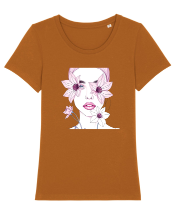 FLORAL GEOMETRIC CRINI Feminitate 2 Roasted Orange