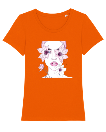FLORAL GEOMETRIC CRINI Feminitate 2 Bright Orange