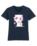 FLORAL GEOMETRIC CRINI Feminitate 2 Tricou mânecă scurtă guler V Bărbat Presenter