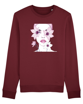 FLORAL GEOMETRIC CRINI Feminitate 2 Burgundy
