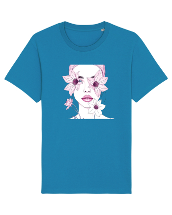 FLORAL GEOMETRIC CRINI Feminitate 2 Azur