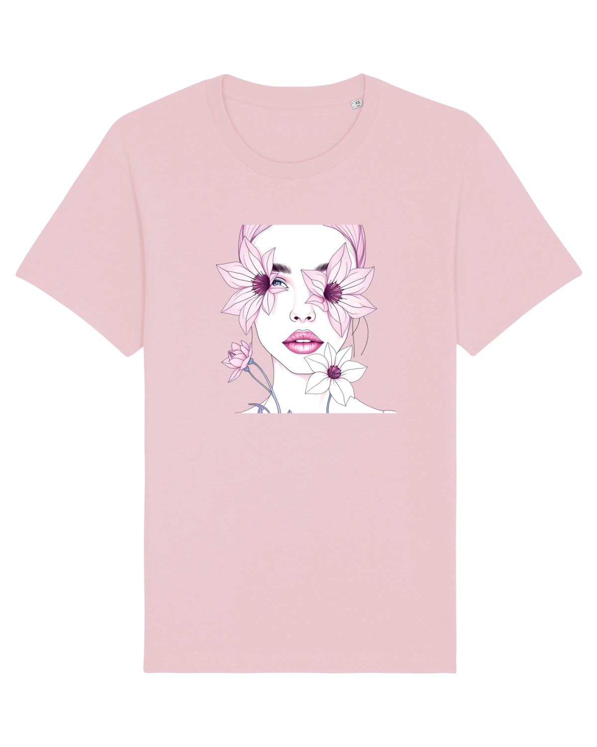 Tricou mânecă scurtă Unisex Rocker Cotton Pink