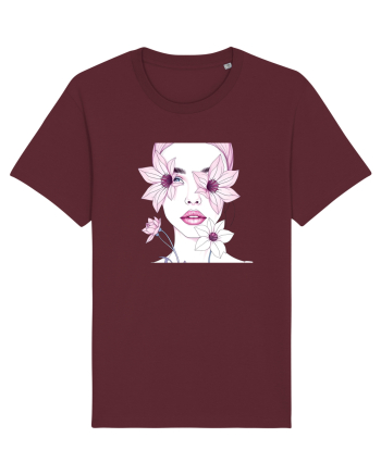 FLORAL GEOMETRIC CRINI Feminitate 2 Burgundy
