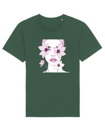 FLORAL GEOMETRIC CRINI Feminitate 2 Bottle Green