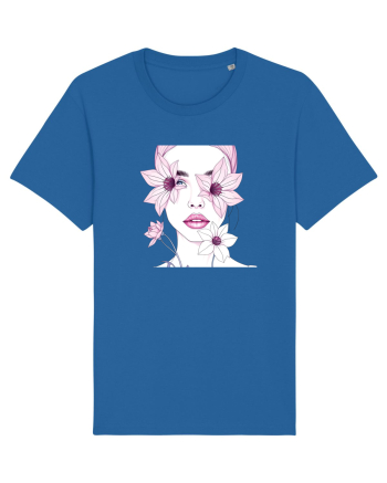 FLORAL GEOMETRIC CRINI Feminitate 2 Royal Blue