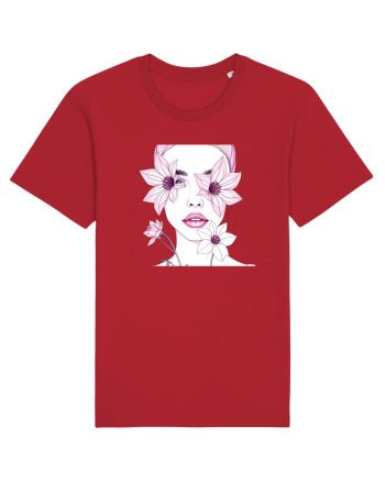 FLORAL GEOMETRIC CRINI Feminitate 2 Red