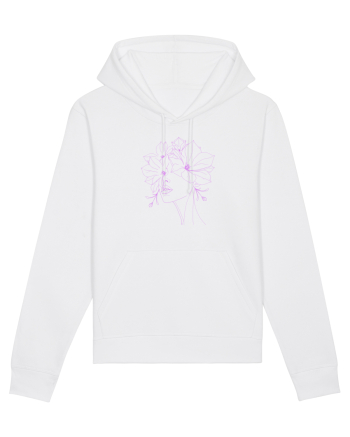 FLORAL GEOMETRIC MAGNOLII Feminitate  White