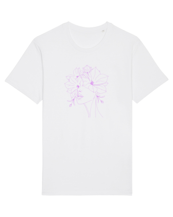FLORAL GEOMETRIC MAGNOLII Feminitate  White