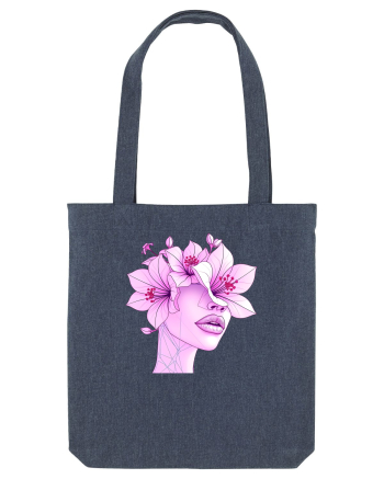 FLORAL GEOMETRIC CRINI Feminitate 3 Midnight Blue