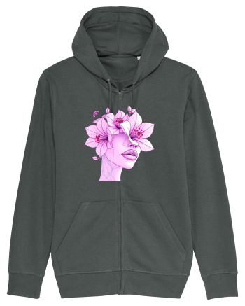 FLORAL GEOMETRIC CRINI Feminitate 3 Anthracite