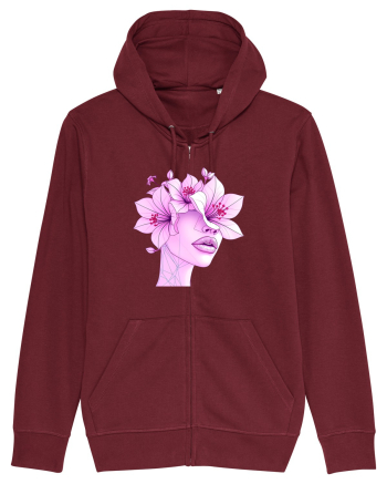 FLORAL GEOMETRIC CRINI Feminitate 3 Burgundy