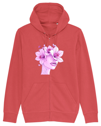 FLORAL GEOMETRIC CRINI Feminitate 3 Carmine Red