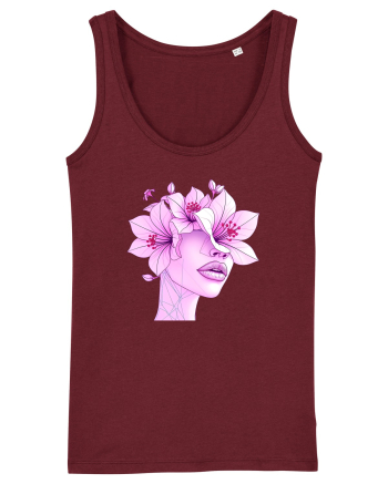 FLORAL GEOMETRIC CRINI Feminitate 3 Burgundy
