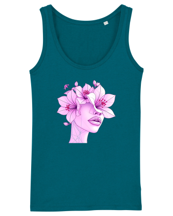FLORAL GEOMETRIC CRINI Feminitate 3 Ocean Depth