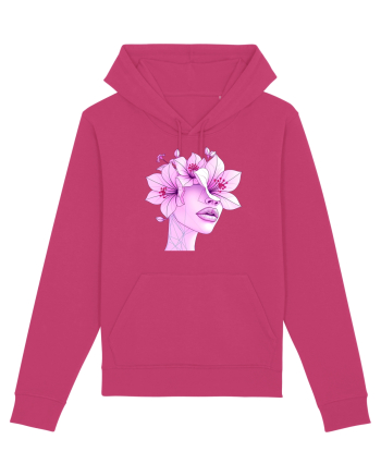 FLORAL GEOMETRIC CRINI Feminitate 3 Raspberry