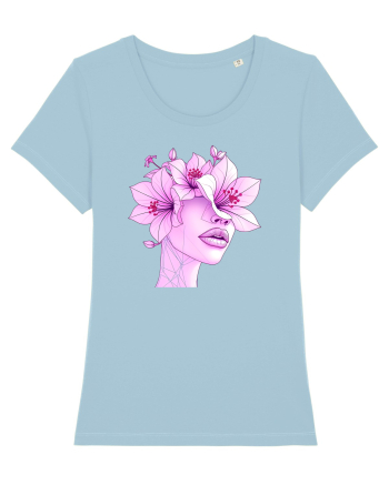 FLORAL GEOMETRIC CRINI Feminitate 3 Sky Blue
