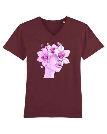 FLORAL GEOMETRIC CRINI Feminitate 3 Burgundy