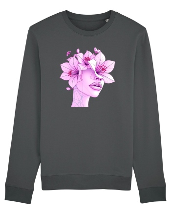 FLORAL GEOMETRIC CRINI Feminitate 3 Anthracite
